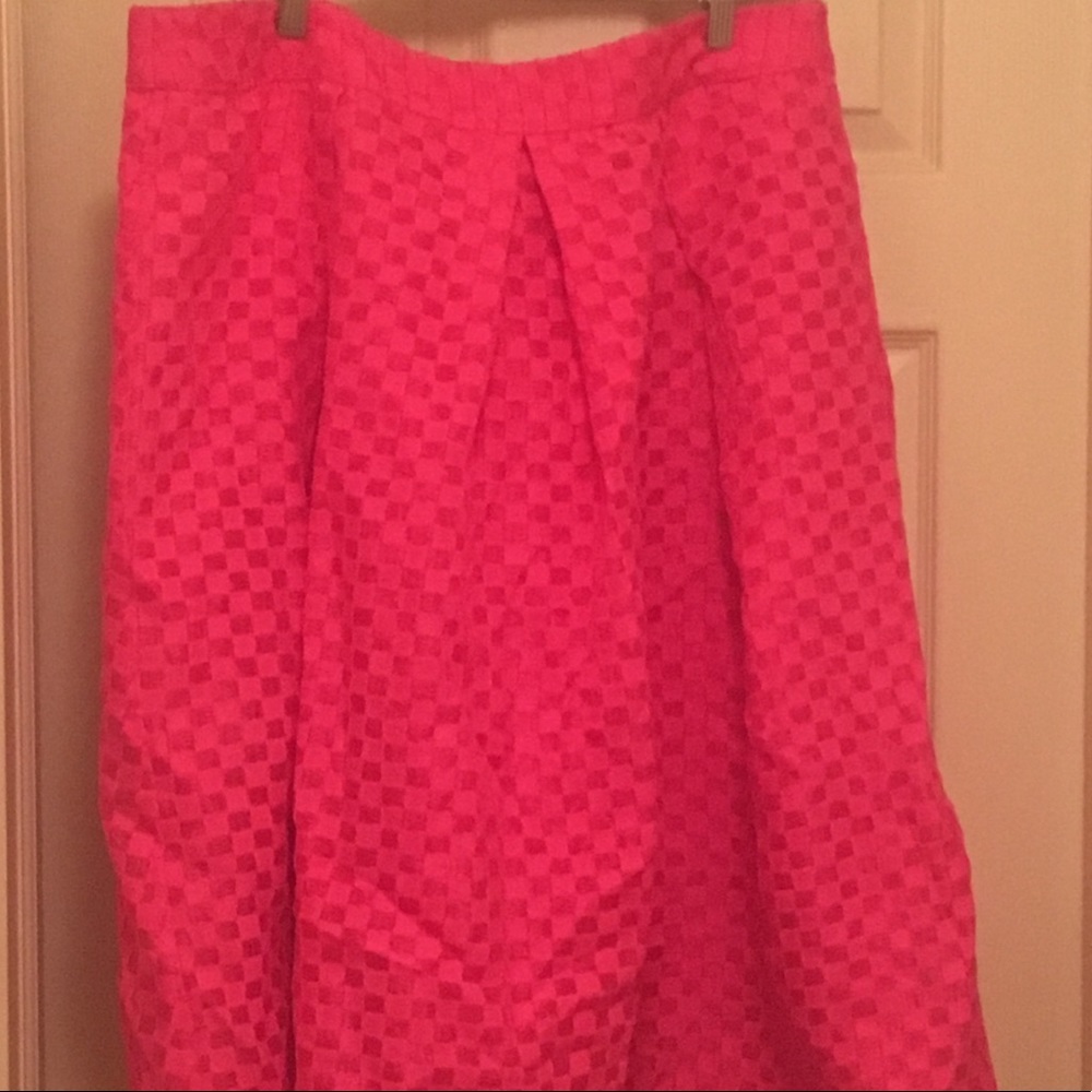 Fit and Flare Midi Skirt